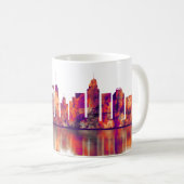 Mug Skyline de San Antonio Texas (Devant droit)