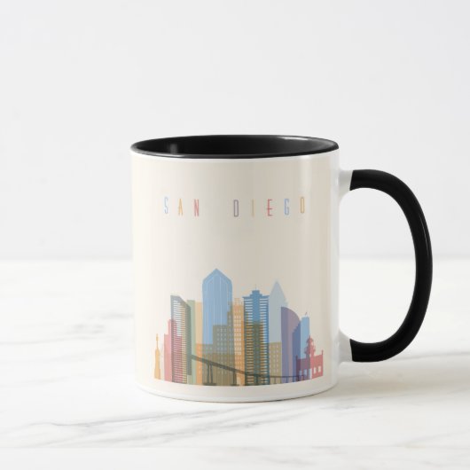 Mug Skyline de San Diego City (Droite)