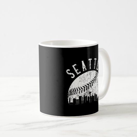 Mug Skyline de Seattle (Devant droit)