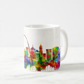 Mug Skyline de St. Louis Missouri (Devant droit)