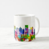Mug Skyline Detroit Michigan (Devant droit)