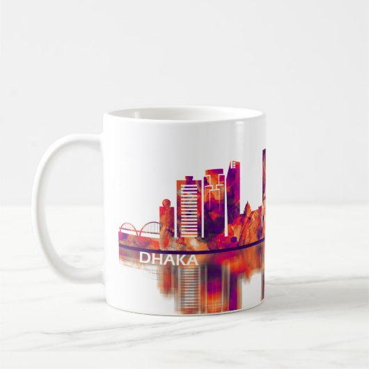 Mug Skyline Dhaka Bangladesh (Gauche)