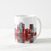Mug Skyline écossaise de Glasgow (Devant droit)