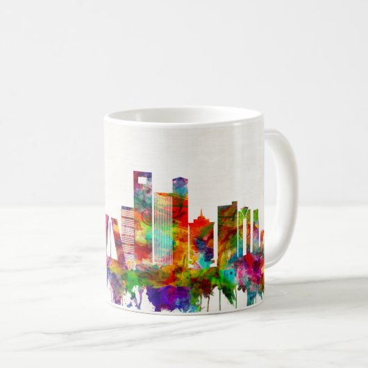Mug Skyline Espagne Madrid (Devant droit)