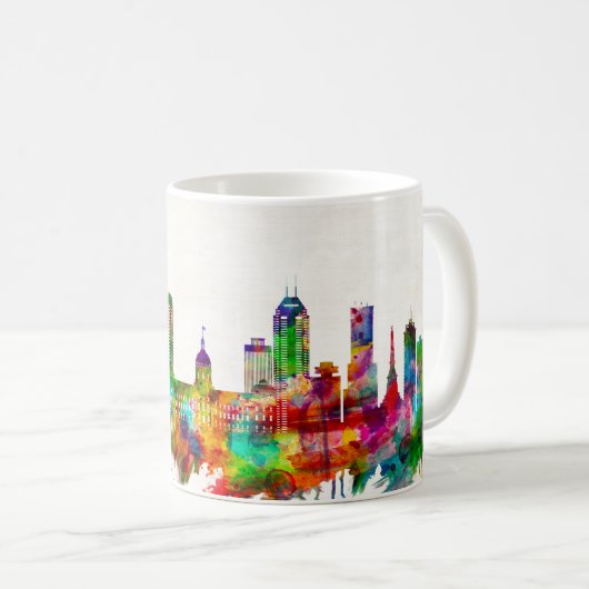 Mug Skyline Indianapolis (Devant droit)