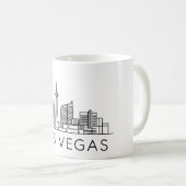 Mug Skyline Las Vegas - Design Cityscape (Devant droit)