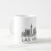 Mug Skyline Las Vegas - Design Cityscape (Devant gauche)