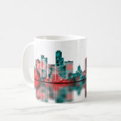 Mug Skyline Little Rock Arkansas (Devant gauche)