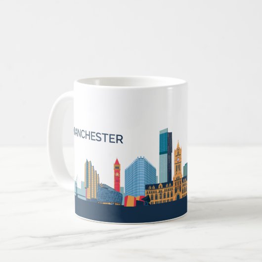 Mug Skyline Manchester (Devant gauche)