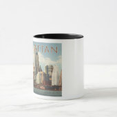 Mug Skyline Manhattan vintage New York (Centre)