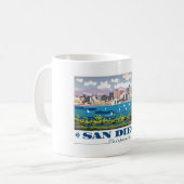 Mug Skyline San Diego (Devant gauche)