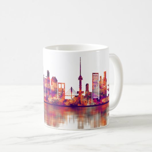 Mug Skyline Séoul Corée du Sud (Devant droit)
