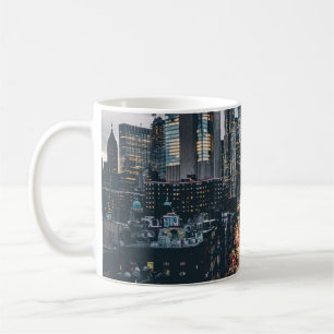 MUG SKYLINE VILLE VUE SUR LE PONT DE MANHATTAN