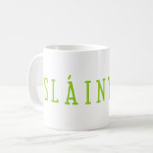 Mug Slainte ! Fête de la Saint-Patrick (Devant gauche)