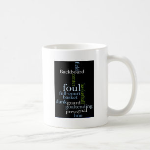 Mug Slam Dunk de Mots: Jeu de Basket-ball des Champion
