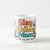 Mug Slay at Home Maman Personnalisé 8 Photo Collage (Centre)