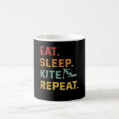 Mug Sleep Kite Répéter Retro Kitesurfer Sportsman (Centre)