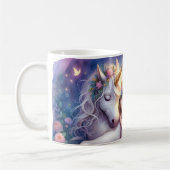 Mug Sleeping Girl Unicorn Dreamscape (Gauche)