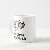 Mug Sleepless Since Birth | Baby Life Humor (Devant gauche)