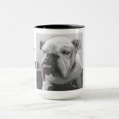 Mug Sleepy bulldog très motivé avec attitude (Centre)