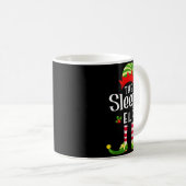 Mug Sleepy Christmas Elf Matching Pajama X-mas Party  (Devant droit)