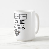 Mug Sleepy Déplaisant Sloppy Joe Doit Aller (Devant droit)