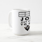 Mug Sleepy Déplaisant Sloppy Joe Doit Aller (Devant gauche)