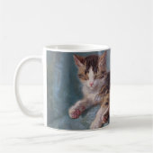 Mug Sleepy Kitten par Henriette Ronner-Knip (Gauche)
