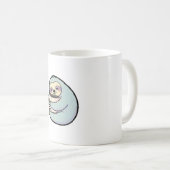 Mug Sleepy Sloth with Coffee – Cute Cozy Illustration (Devant droit)