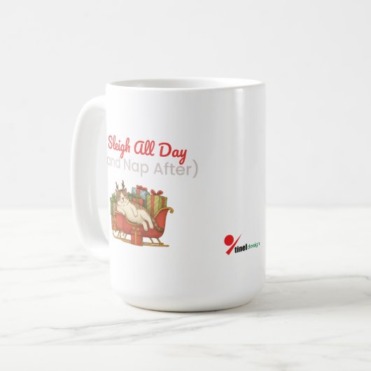 Mug Sleigh All Day and Nap After Funny Christmas (Devant gauche)