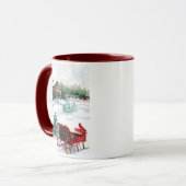 Mug Sleigh et Robin rouge (Devant gauche)