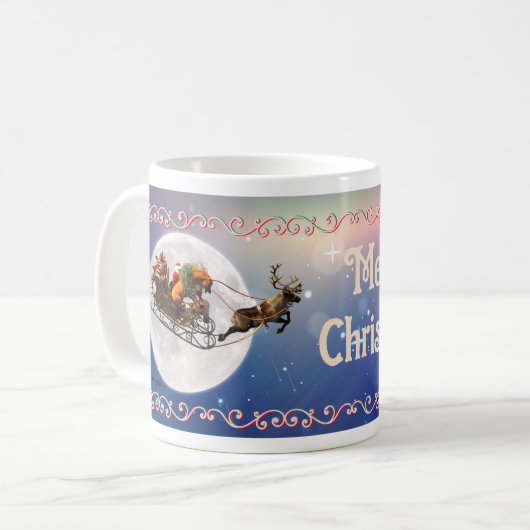 Mug Sleigh Pony de Noël (Devant gauche)