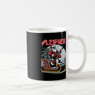 Mug Sleigher Hail Père Noël Lourd Metal Christmas Rock