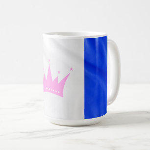 Mug SlipperyJoe drag drapeau de fierté violet blanc bl