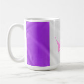 Mug SlipperyJoe drag drapeau de fierté violet blanc bl (Gauche)