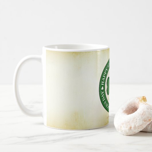 Mug SlipperyJoe fête la Saint Patrick's Day Iris (Avec donut)