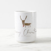 Mug SlipperyJoe Joyeux rennes de Noël renne rouge nez (Centre)