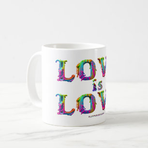 Mug SlipperyJoe l'amour est amour dégoulinant fondu dy