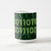 Mug SlipperyJoe's 69 code binaire dynamique ordinateur (Centre)