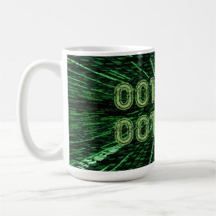 Mug SlipperyJoe's 69 code binaire dynamique ordinateur