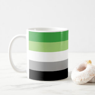Mug SlipperyJoe's Aromantic Pride Drapeau gay cadeaux