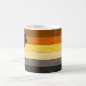 Mug SlipperyJoe's Bear Pride drapeau de la texture du (Centre)