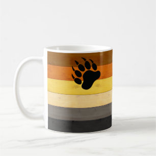 Mug SlipperyJoe's Bear Pride drapeau de la texture du