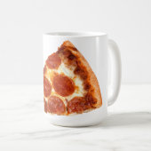 Mug SlipperyJoe's classique pepperoni pizza tranche fo (Devant droit)