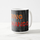 Mug SlipperyJoe's Going Commando audacieuse lettre ora (Devant droit)