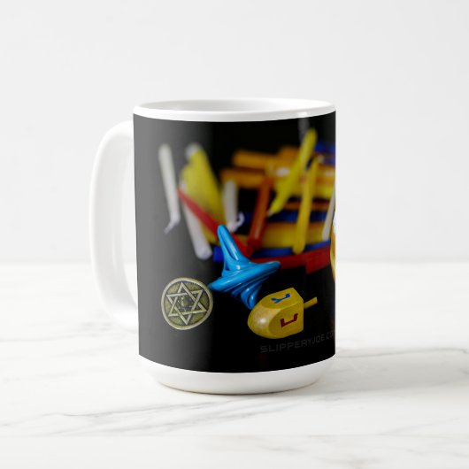 Mug SlipperyJoe's Happy Hanoukka Star of David pièce m (Devant gauche)