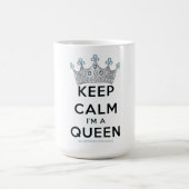 Mug SlipperyJoe's Keep Calm Queen couronne joyaux a (Centre)