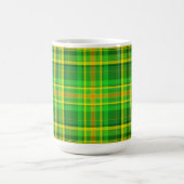 Mug SlipperyJoe's Saint-Patrick vert-jaune plaid (Centre)