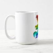 Mug SlipperyL'ours en peluche brossé de Joe gra arc-en (Gauche)