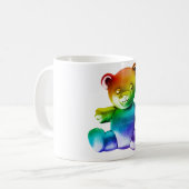 Mug SlipperyL'ours en peluche brossé de Joe gra arc-en (Devant gauche)